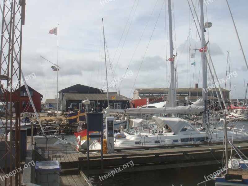 Hundestad Denmark Danmark Boat Coast