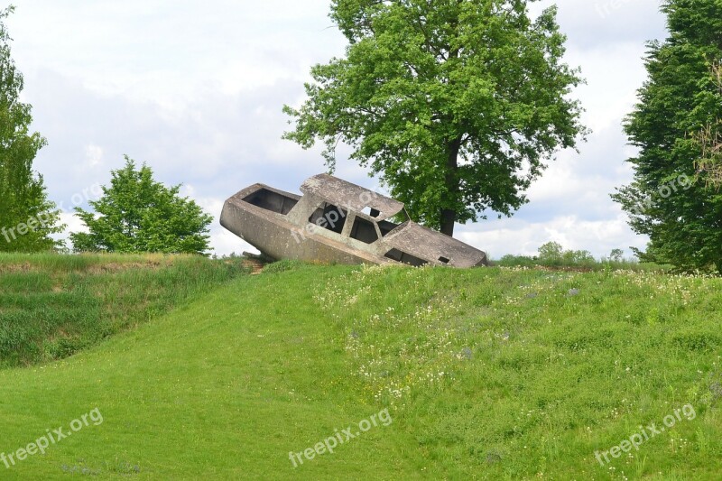 Sculpture Sculpture Park Concrete Boat Graz Salazar