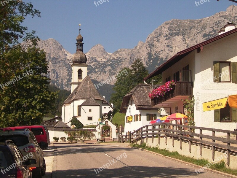 Ramsau Land Summer Scenic Free Photos