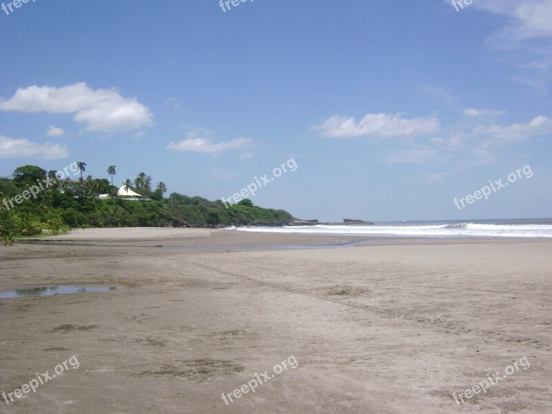 Almond Beach Horizon Costa Free Photos