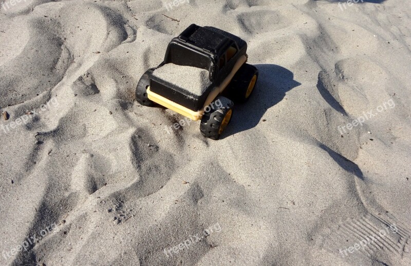 Toy Truck Sand Beach Play