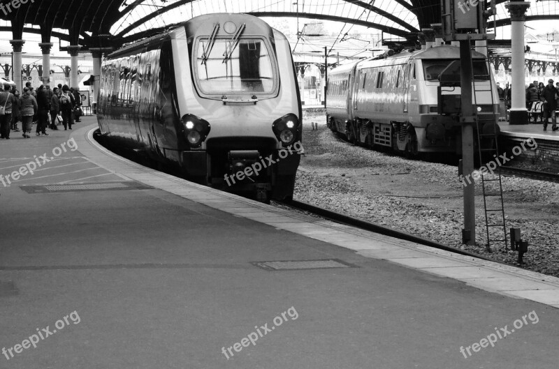 Train Station Rail York England