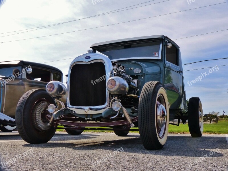 Ford Model A Antique Antique Car Hot Rod