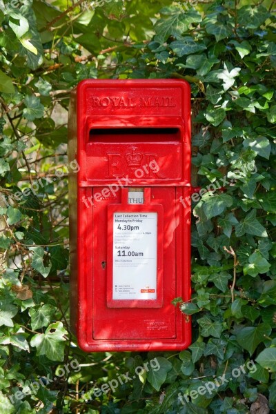 Post Box Mail Box Letter Box Rural Ivy