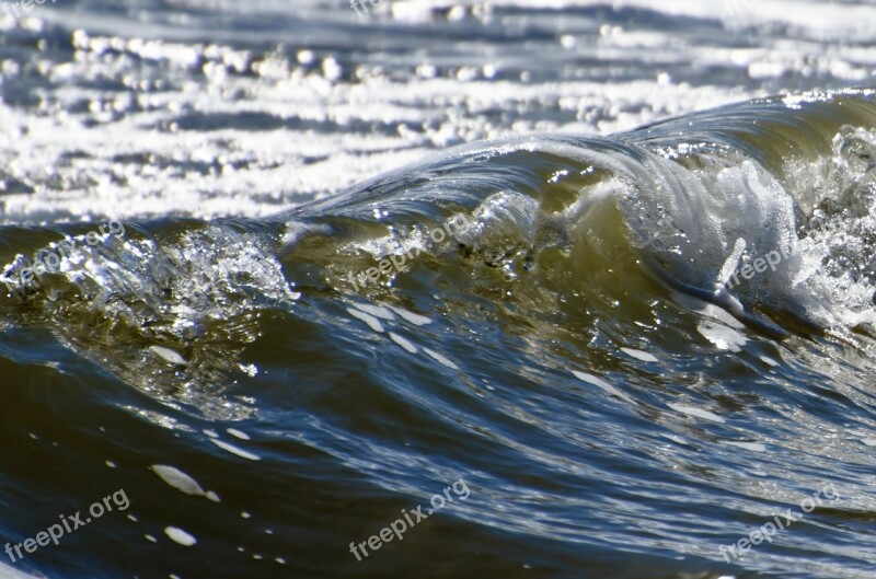 Waves Sea Water Beach Wet