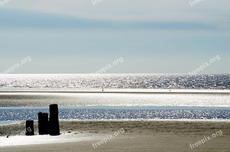 Blackpool Sea Beach Landscape Season