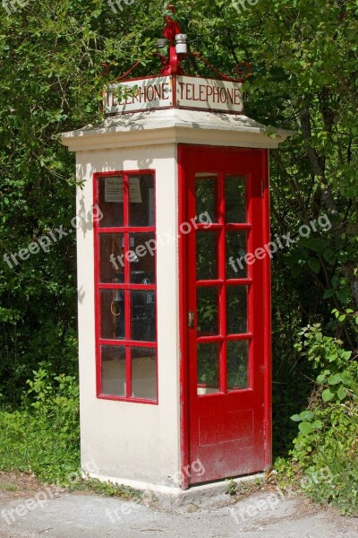 Telephone Box Vintage Old English British