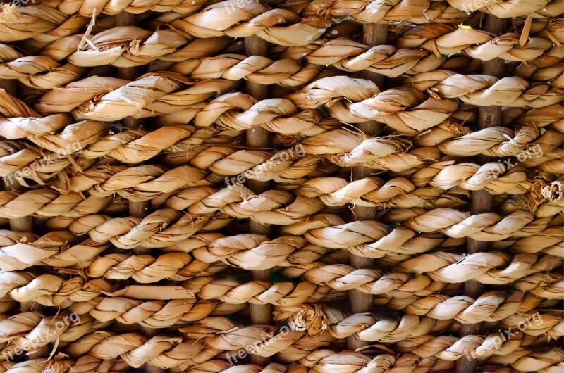 Wicker Palm Surface Wallpaper Rough