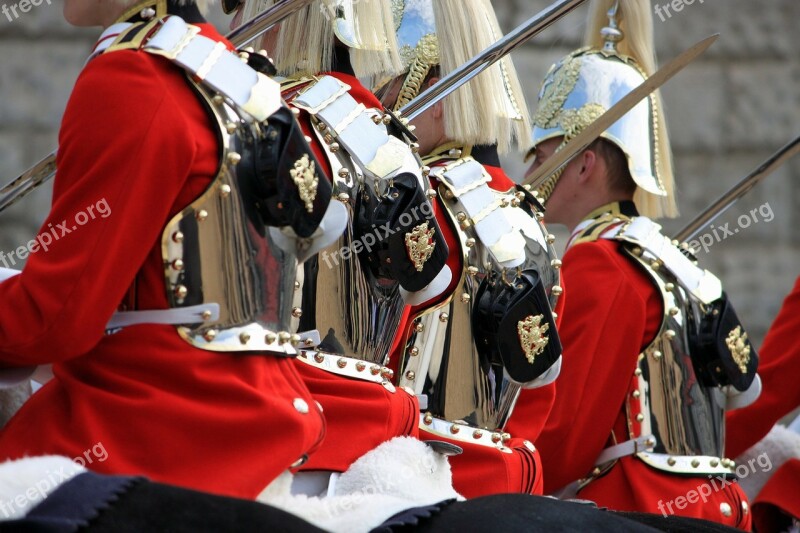 Household Cavalry Mounted Soldiers Cavalry London