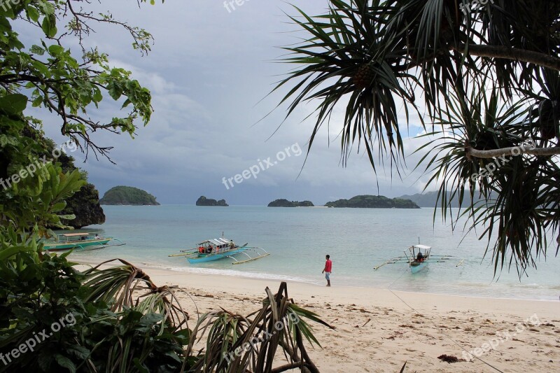 Beach Summer Place Rock Stone Stone Formation