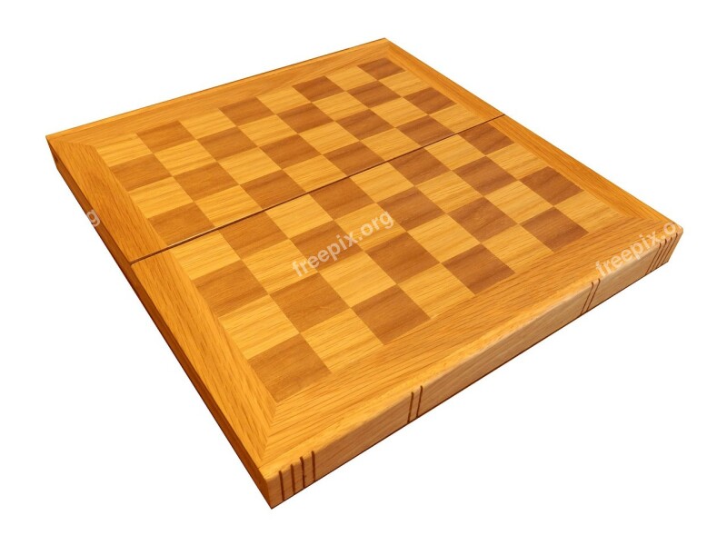 Chess Board Wood Wooden Game