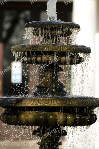 Fountain Garden Water Home Outdoor