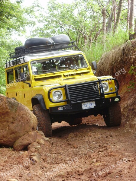 Landrover Land Rover Rock Dirt Road Tough