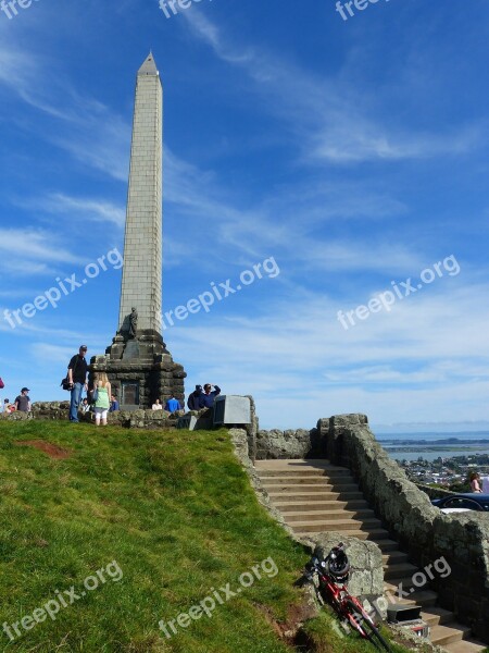 New Zealand Hill Maori Volcanic Peak Memorial Place