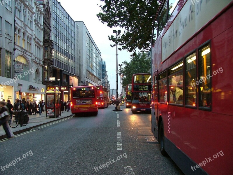 Bus Vehicle London Bus London Traffic