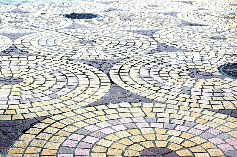 Tile Street Circle Circular Design