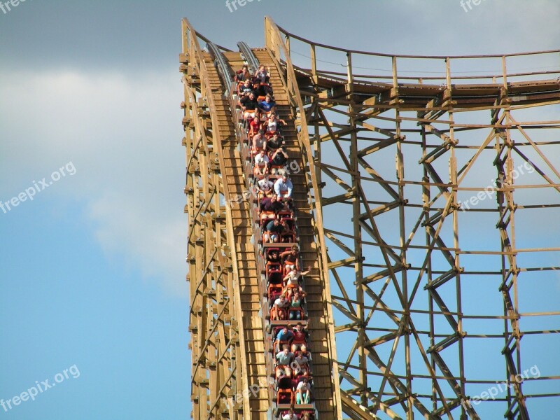 Six Flags Rollercoaster Roller Coaster