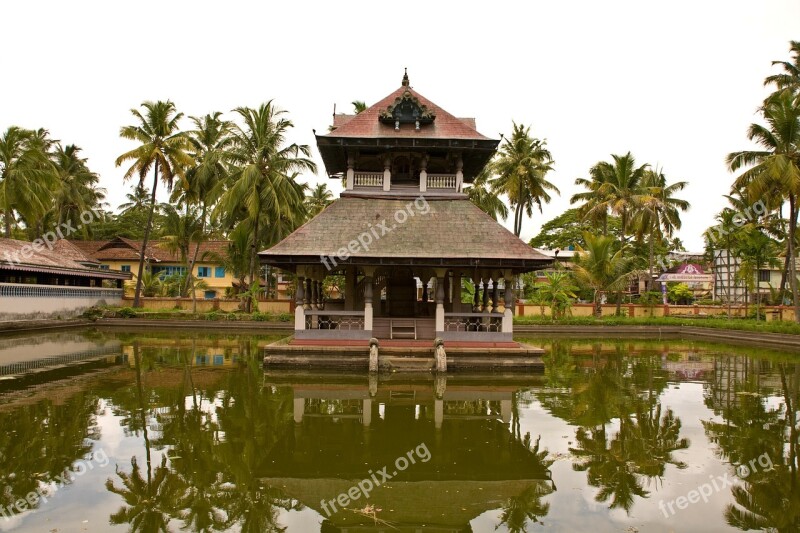 Temple India Mirroring Buddhism Free Photos