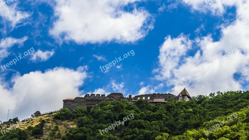 Visegrad Castle Danube Hungary Sky