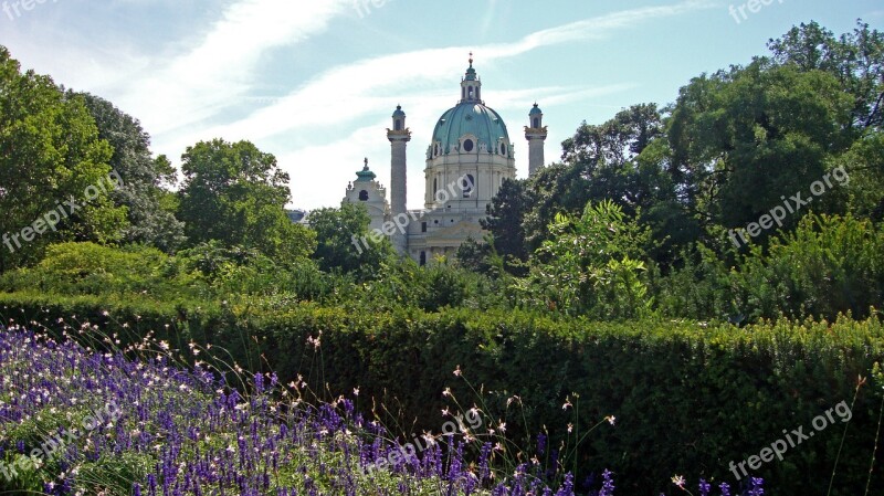 Vienna Austria Karlskirche Karlsplatz Church