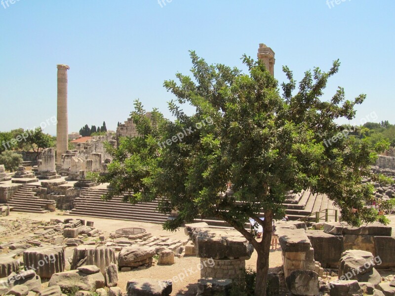 Didim Turkey History Temple Stone