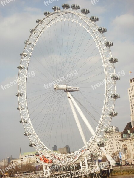 London Eye London United Kingdom Capital City