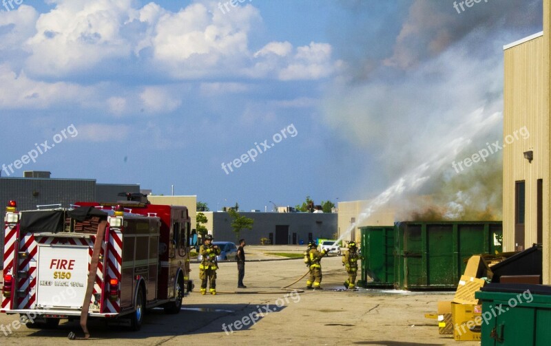 Firetruck Rescue Water Fireman Fire