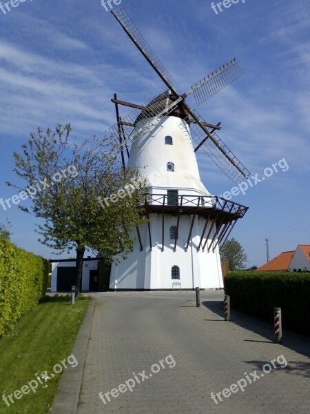 Mill Windmill Kolding Denmark Wind