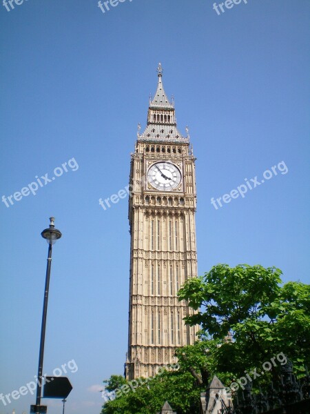 England London Building Big Ben Oratorony