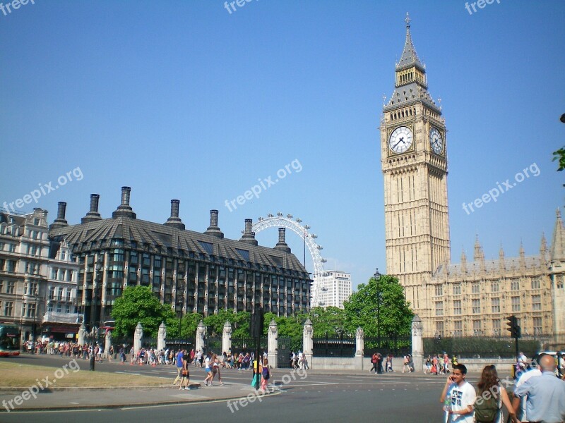 England London Building Big Ben Clock Tower