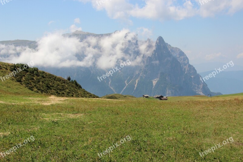 Dolomites South Tyrol Mountaineering Pasture Free Photos