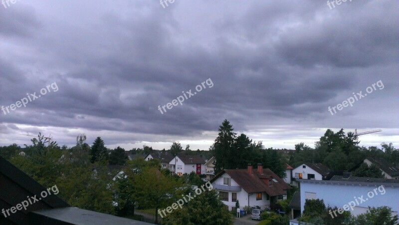 Thunderstorm Forward Clouds Free Photos