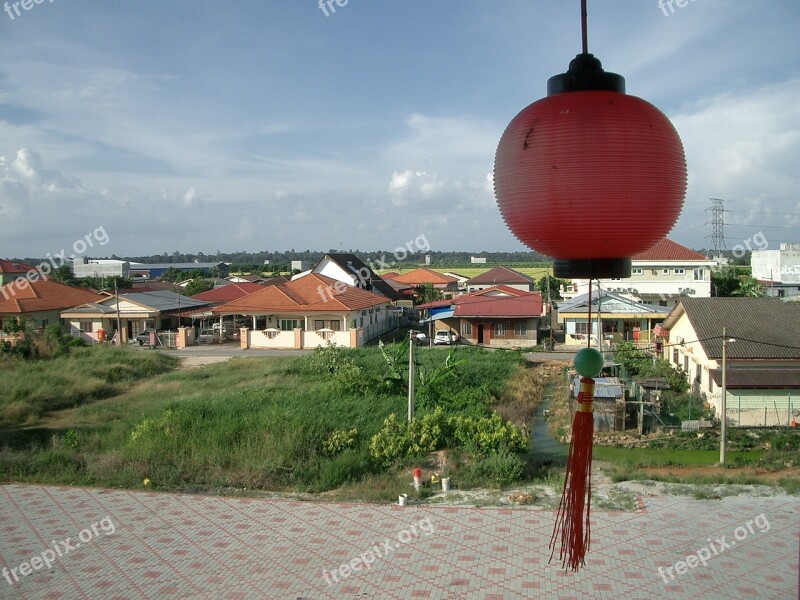 Houses Country House Scenery Building Peaceful Environment