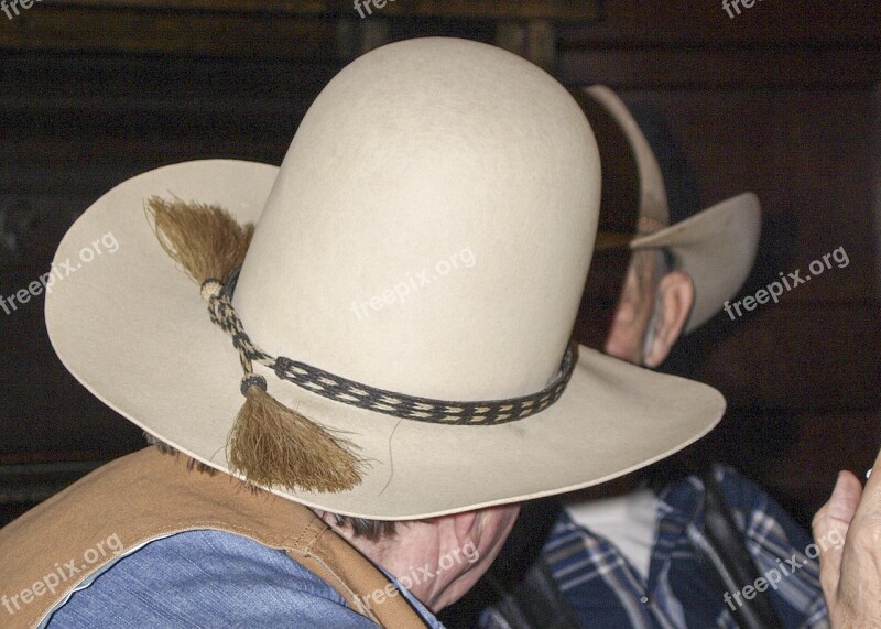 Cowboy Hat Human Head Man