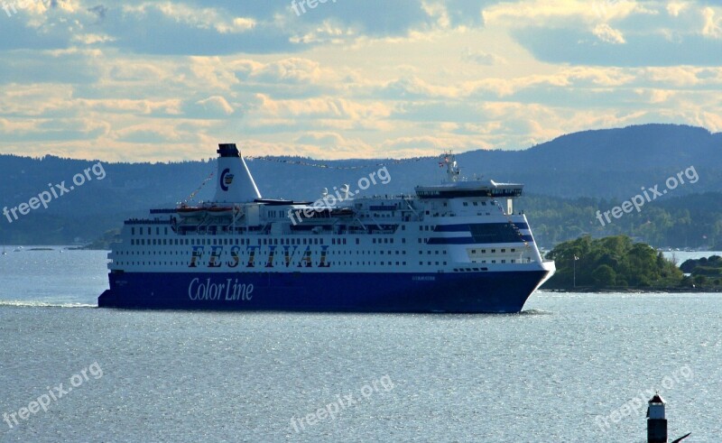 Ferry Traffic Transport Ship Shipping