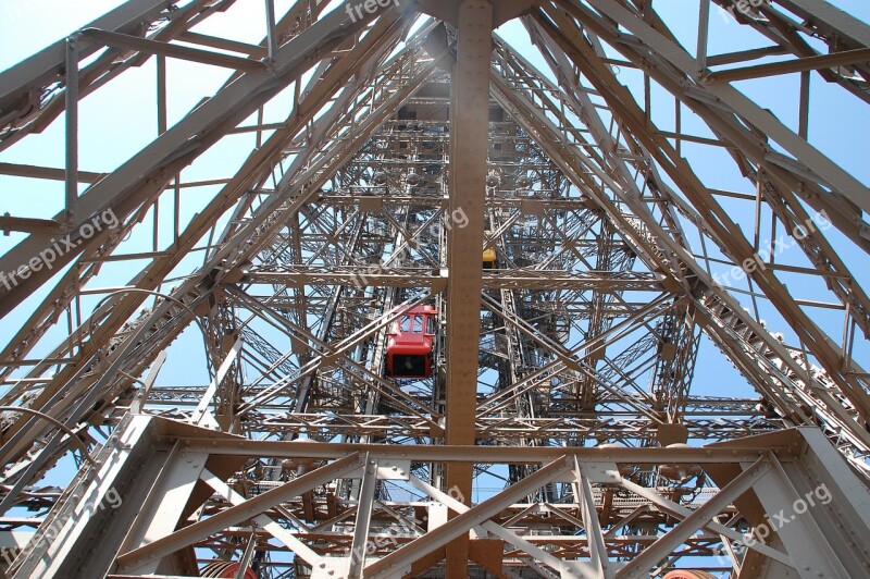 Eiffel Tower Paris Heritage Architecture Elevator