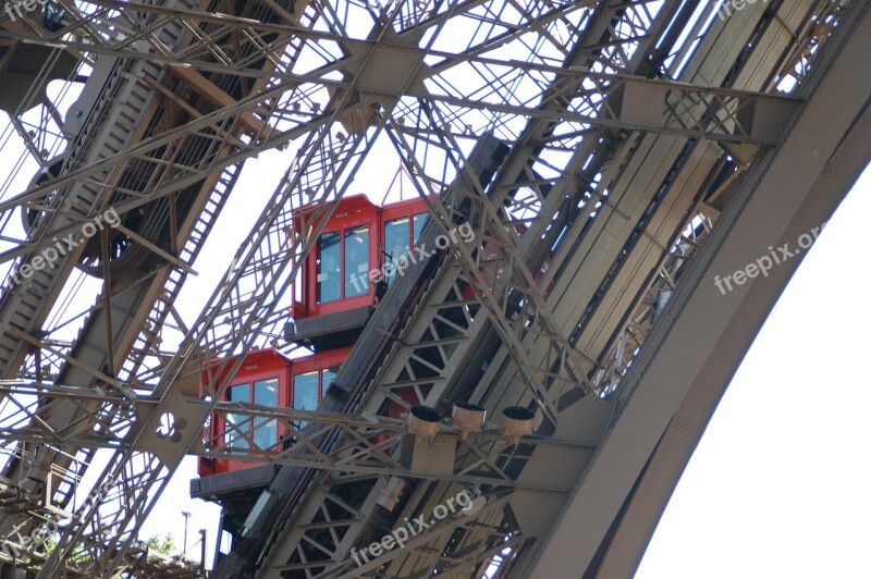 Eiffel Tower Paris Heritage Architecture Elevator