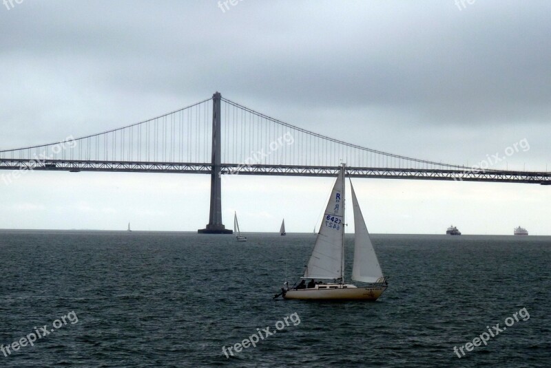 Bay Bridge San Francisco Oakland Bay Bridge Suspension Bridge