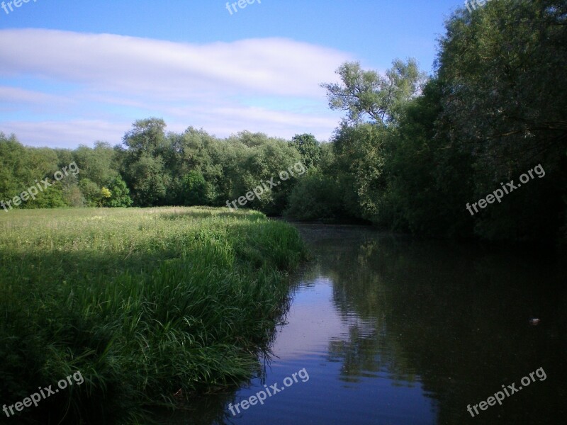 Oxford England River Nature Landscape