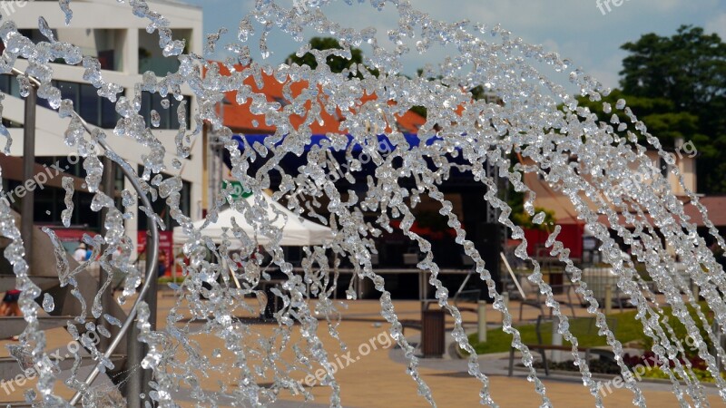 Fountain Drops Glamour Beadwork Free Photos