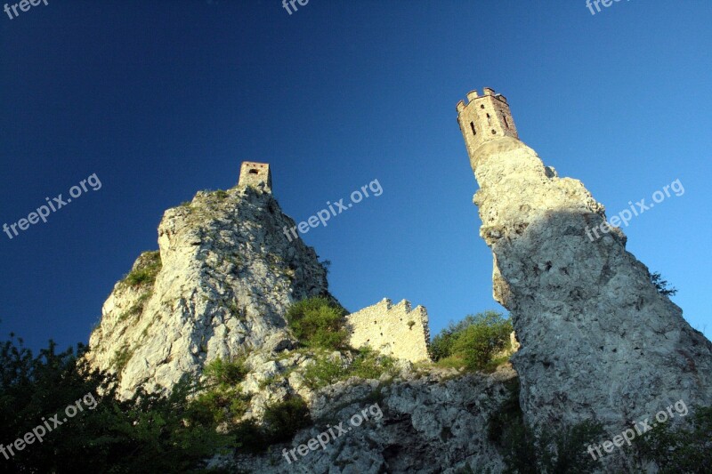 Castle Devin Bratislava Slovakia Watchtower