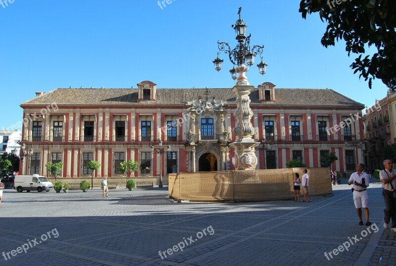 Fountain Seville Spain Free Photos