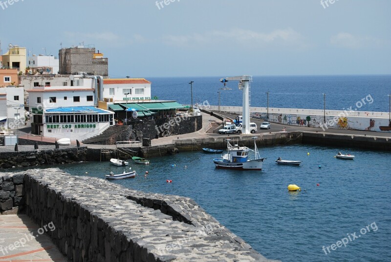 Tenerife Los Abrigos Fishing Village Free Photos