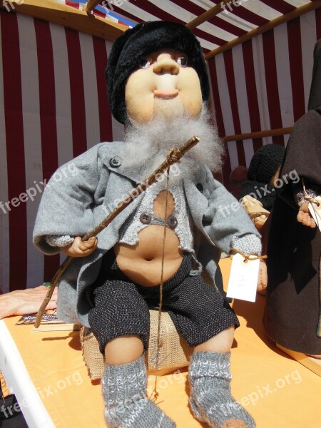 Sock Doll Crafts Old Fisherman Funny Funny Facial Expressions