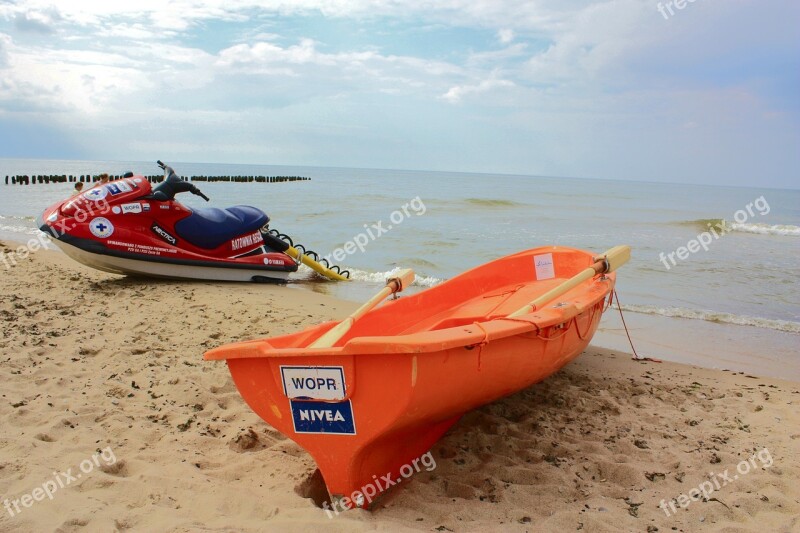 The Baltic Sea Sea The Coast Beach Northern Poland