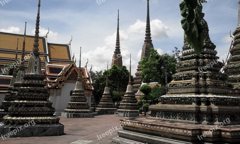 Thailand Temple Asia Buddha Free Photos