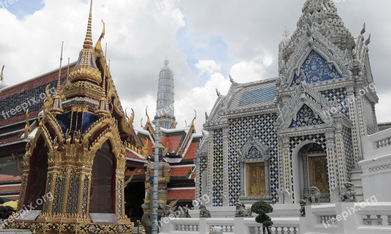 Thailand Temple Asia Buddha Free Photos