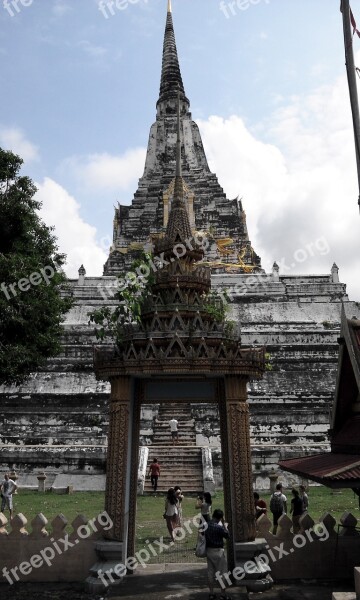 Thailand Temple Asia Buddha Free Photos