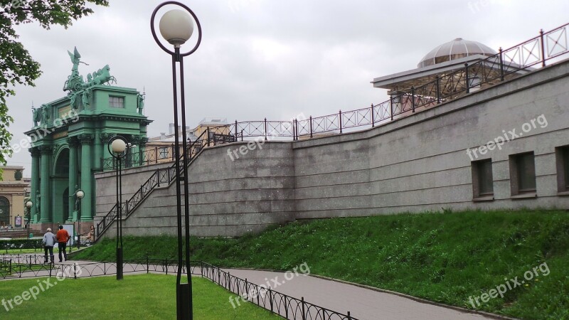 Gate The Narva Triumphal Gate Monument City Tourism