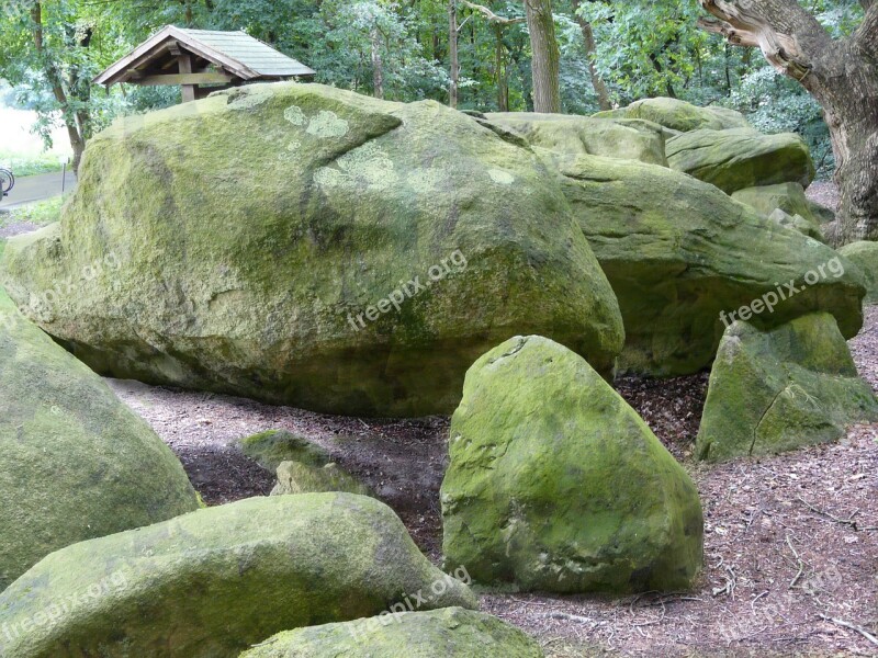 Stones Cairn Nature Forest Rock